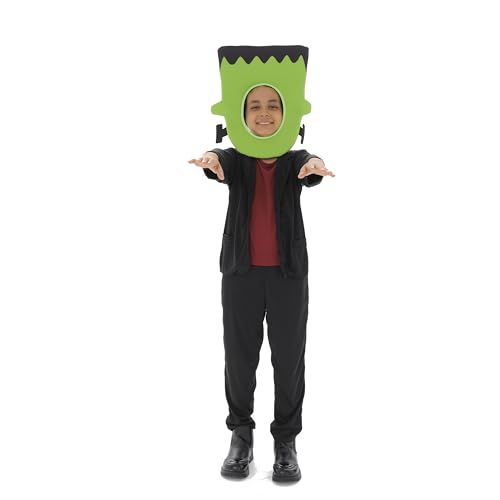 animacoser Monster Kostüm Kinder Zombie Dress Costume Oberteil Mit Overall Und Kopfteil, Karneval Halloween Jungen Kostüm animacoser Monster Kostüm Kinder Zombie Dress Costume Oberteil Mit Overall Und Kopfteil, Karneval Halloween Jungen Kostüm von animacoser