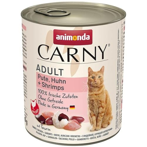 Animonda Carny Adult Pute, Huhn & Shrimps 800g (Menge: 6 je Bestelleinheit) von animonda Vom Feinsten