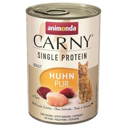 Animonda Carny Adult Single Protein Huhn pur 400g (Menge: 6 je Bestelleinheit) von animonda Vom Feinsten