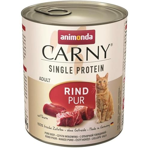 Animonda Carny Adult Single Protein Rind 800g (Menge: 6 je Bestelleinheit) von animonda Vom Feinsten