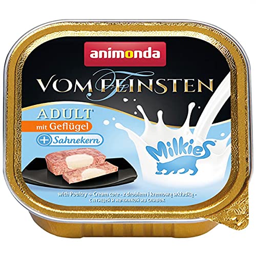 Animonda Vom Feinsten Adult Milkies Geflügel Plus Sahnekern 100g (Menge: 32 je Bestelleinheit) von animonda Vom Feinsten
