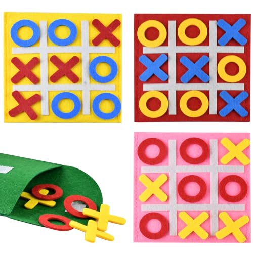 anyìshwu Mini Filzbrettspiel,Tic Tac Toe Spiel,4 Stück Tic Tac Town Spiel,Tic Tac Toe Mitgebsel,Mini Spielzeug für Kinder Schule und Partys Familie Eltern Kind Interaktives anyìshwu Mini Filzbrettspiel,Tic Tac Toe Spiel,4 Stück Tic Tac Town Spiel,Tic Tac Toe Mitgebsel,Mini Spielzeug für Kinder Schule und Partys Familie Eltern Kind Interaktives von anyìshwu