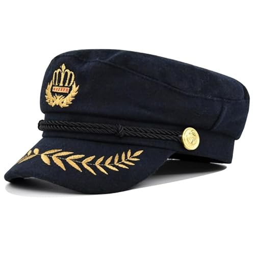 apughize Captain Hat Delicate Captain Hats Captain Costume Hat Adults Cosplay Costume Cruise Trips Costume von apughize