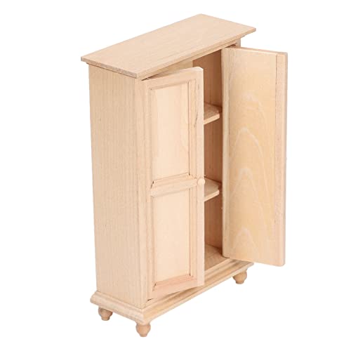 112 Dollhouse Garderobe Holz Miniatur Schlafzimmer Wohnzimmer Szene Doppel Tür Schrank Möbelzubehör 112 Dollhouse Garderobe Holz Miniatur Schlafzimmer Wohnzimmer Szene Doppel Tür Schrank Möbelzubehör von aqxreight