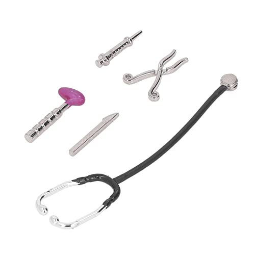 5pcs Appliance Model Simulation Exquisite Dollhouse Stethoskop Set für 1:12 Doll House Appliance ModelDollhouse Ärzte Setdollhouse Stethoscope Setsimulation Stethoskope von aqxreight