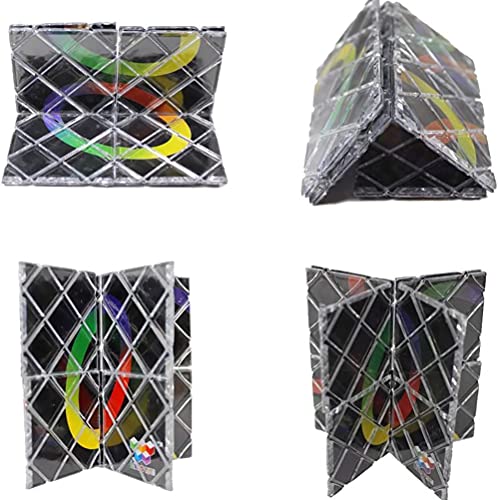 8 Panels Falten -Puzzle -Würfel Twisty Magico Professional Spielzeug. Das. Der. Macht. Struktur. für. Geschenke. Und. 8 Panels Falten Puzzle Cubescube (schwarz B) von aqxreight