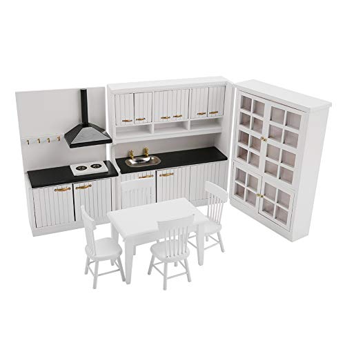 Spielzeugspielzeug 1/12 Puppenhaus Miniatur Küche/Esszimmer Möbeldekoration Kit Kit Spielzeugspielzeug 1/12 Puppenhaus Miniatur Küche/Esszimmer Möbeldekoration Kit Kit von aqxreight