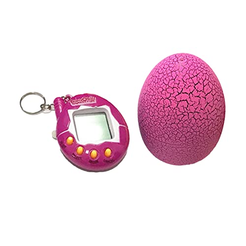 Tragbares Digitales Haustierspielzeug für mit Eiformförmiger Hülle Spaß und Ansprechender Spielmaschine (PINK) von aqxreight
