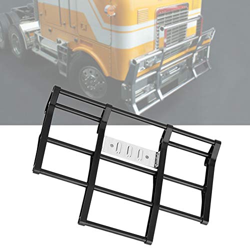 aqxreight 1/14 RC -Auto -LKW Metall Metall Stoßfänger Modellzubehör für King Transporter Black (N10210BL Black) von aqxreight
