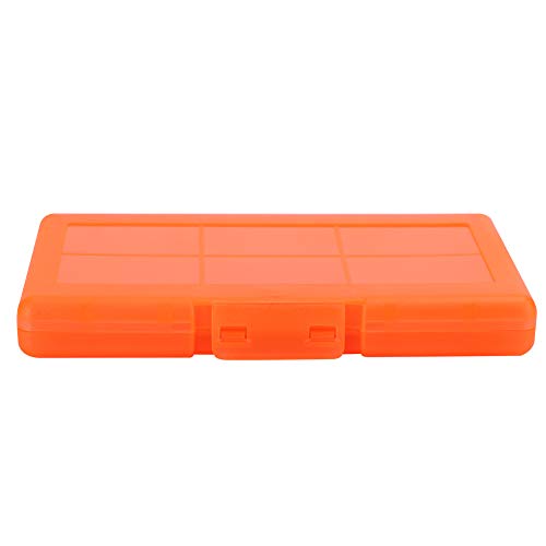 aqxreight 12 In Game Card Case Protective Storage Box für Wechsel mit Großer Kapazität und Design (ORANGE) von aqxreight