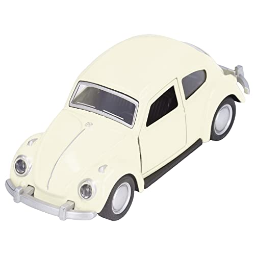 aqxreight 136 Diecast Metal Car Model Vintage Rückenspielzeugfahrzeugkollektion für Deep Pink (Beige) von aqxreight