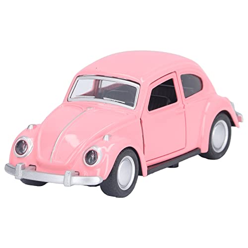 aqxreight 136 Diecast Metal Car Model Vintage Rückenspielzeugfahrzeugkollektion für Deep Pink (Dunkelrosa) von aqxreight