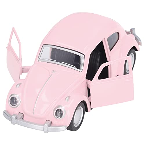 aqxreight 136 Diecast Metal Car Model Vintage Rückenspielzeugfahrzeugkollektion für Deep Pink (Hell-Pink) von aqxreight