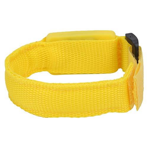 aqxreight 2 Cm Outdoor Night Running Light Armband LED Luminous Armband Cycling Blau (YELLOW) von aqxreight
