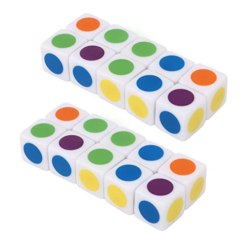 aqxreight 20pcs Unterrichten 6 -seitige Würfel 6 Farben Runden Eckunterricht Farbwürfel für Pädagogische Würfelspiele aqxreight 20pcs Unterrichten 6 -seitige Würfel 6 Farben Runden Eckunterricht Farbwürfel für Pädagogische Würfelspiele von aqxreight