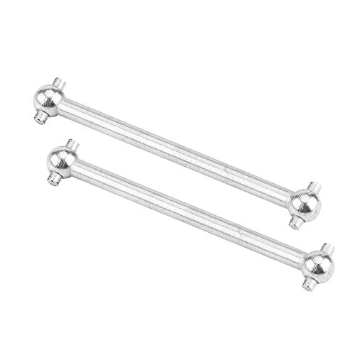 aqxreight 2pcs Metall Upgrade Accessoire Hundeknochenantriebswelle für Wltoys A959 A969 A979 RC -Autoantriebswelle RC -Antriebswelle Transwelle Hundeantriebsschacht Hunde Bone Transwelle Accessoire von aqxreight