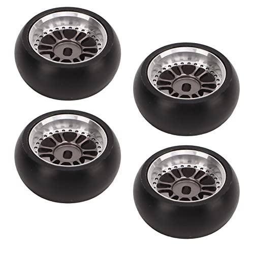aqxreight 4PCS RC -Driftreifen mit Starker Dämpfung und Hoher Abriebfestigkeit für 1/28 RC -Auto (Ti-Farbe) von aqxreight