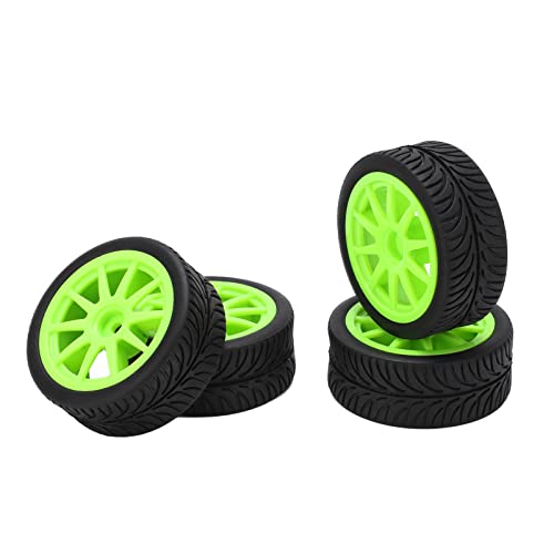 aqxreight 4pcs RC -Gummireifen 65 -mm -Autorreifen Starker Reibung für 144001 RC 1/14 Off -Straßenfahrzeug von aqxreight