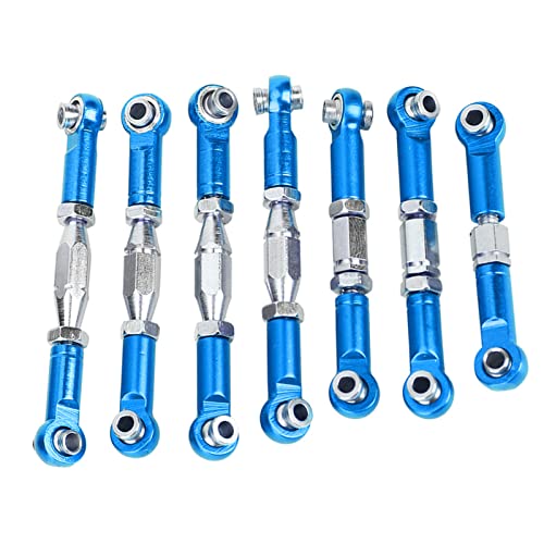 aqxreight 7-teilige RC-Auto-Metall-Servo-Zugstange mit Schraubendreher, Passend für WLtoys 14400 1/14 RC-Auto. Blau, Zwei Farben Können das RC-Erscheinungsbild Anpassen, Ausgestattet mit aqxreight 7-teilige RC-Auto-Metall-Servo-Zugstange mit Schraubendreher, Passend für WLtoys 14400 1/14 RC-Auto. Blau, Zwei Farben Können das RC-Erscheinungsbild Anpassen, Ausgestattet mit von aqxreight
