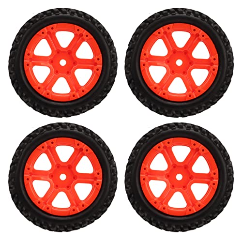 aqxreight Aktualisieren Sie Ihr RC -Auto mit 1/16 Skala mit 4PCS -Gummi Reifen Set für Verbesserte Leistung und Stil von aqxreight