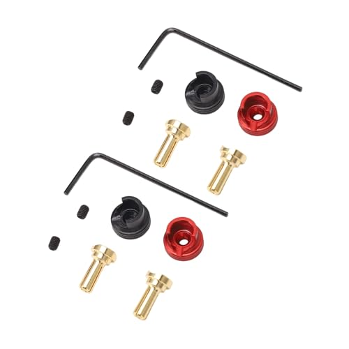 aqxreight Aktualisieren Sie Ihr RC -Erlebnis mit 4PCS -Aluminium Batterie Heizkalkleen Steckern Griffe für eine Bessere Leistung und Einfache Verwendung von aqxreight