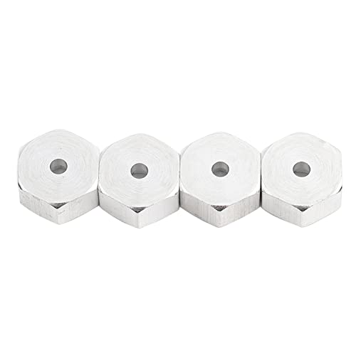 aqxreight Aluminiumlegierung 5 Mm Bis 12 Mm Rad Hub -Hub -Adapter für WPL 1634 RC Truck Silber (#1) von aqxreight