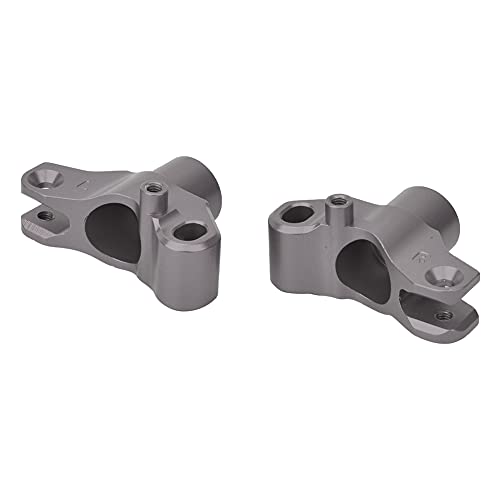 aqxreight Aluminiumlegierung Heck -Hub -Hub Träger für Optima RC Autoteile (Silver) von aqxreight