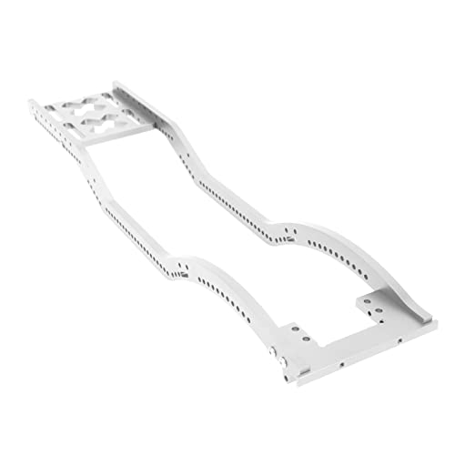 aqxreight Aluminiumlegierung RC -Auto -Chassis Set mit Vorderer und Hinterer Stoßstange für SC D90 1/10 RC Crawler Black Car Set1/10 Chassis mit Stoßstangensmetall Set für SC D901/ Karosserie (SILVER) aqxreight Aluminiumlegierung RC -Auto -Chassis Set mit Vorderer und Hinterer Stoßstange für SC D90 1/10 RC Crawler Black Car Set1/10 Chassis mit Stoßstangensmetall Set für SC D901/ Karosserie (SILVER) von aqxreight