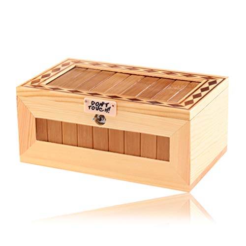 aqxreight Berühren Sie Keine Box mit Einer Süßen Überraschung Nutzloser Box Vollständig Zusammengebautes Spielzeuggeschenk mit Ton (Bunt, Khaki) von aqxreight