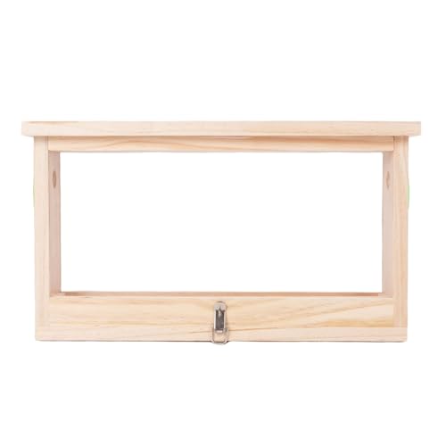aqxreight Bienenbox Acrylbeobachtung Bienenstock mit Lüftungsschlitzen für Imker Im Bienenzucht Erbsraten Bildungsinstrument Transparente Bienen -Zuchtbox von aqxreight
