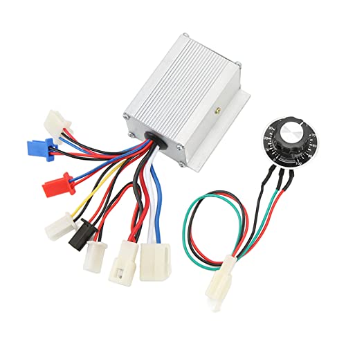 aqxreight Bürstungsgeschwindigkeits -Controller -Kit für Elektrofahrräder mit Knopfschalter und Wärmeableitungsdesign von aqxreight