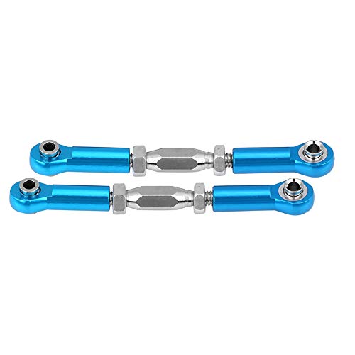 aqxreight CNC Bearbeitete Aluminiumlegierung Lenkung Bindungsstange RC -Auto -Upgrade Accessoire Teile RC Lenkstange RC Autolenker Lenkungsstange RC Lenkungsbindung Servo -Rod RC Servo RC RC (Blue) von aqxreight
