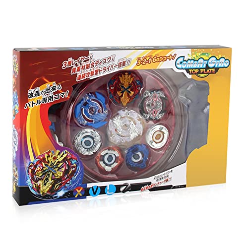 aqxreight Gyro -Spielzeugset mit Ausgezeichneter Balance und Stark (Rot) von aqxreight