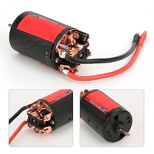 aqxreight Hochleistung 20T Gebürstetes Motorrad -Zubehör für 1/10 RC Crawler und Gebürstete Autos von aqxreight