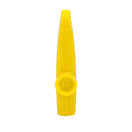 aqxreight Kunststoff Tragbarer Kazoo -Partner für Ukulele und Gitarrenspaß und Easy Musical Instrument (YELLOW) von aqxreight