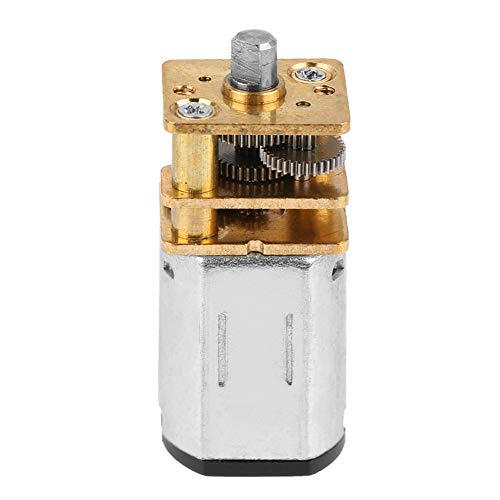 aqxreight Mini-Metall-DC-Zahnradmotor mit Kupfer-Verzögerung für -Robotik und Tech 3-6V von aqxreight