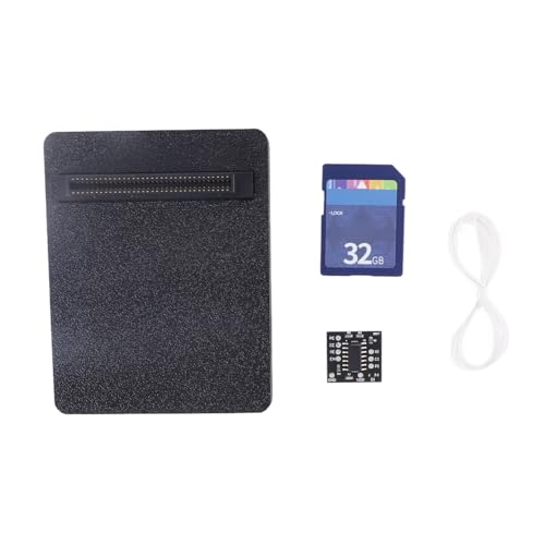 aqxreight Optical Drive Emulator SDL -Kit mit 3D -Gedruckter Gehäuse und 64 GB Speicherkarte für Retro Game Console (Black #11) von aqxreight