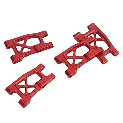 aqxreight RC Front Heck -Schwungarme Aluminium -Suspensionsarme für Latrax Teton für Desert Prerunner 1/18 RC -Auto Rot (Rot) von aqxreight