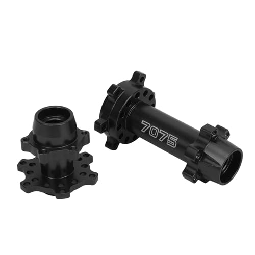 aqxreight RC Motorcycle Wheel Hex Hubs Aluminium Vorderen Hechse -Hub für LOSI 1/4 Promoto MX Elektrische Motorradmodifikation Aufrühren von Schwarz RC Motorradrad -Helm Hubsmotorcycle Front (Black) von aqxreight