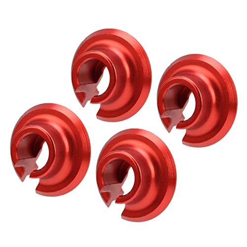 aqxreight RC Shock Spring Cup Upgrade -Zubehör für HSP/RGT/Himoto/Redcat 1/10 RC -Auto Geeignet (Rot) von aqxreight