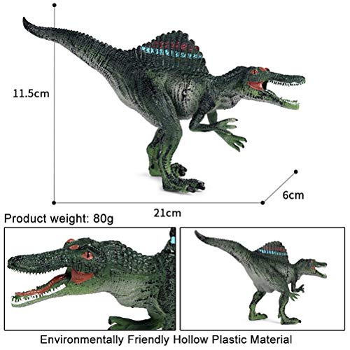 aqxreight Realistische Plastikstatic Spinosaurus Model Dinosaurierspielzeug für Kinder, Leicht zu Transportieren, Bringt Leben, Liebe und Lachen in die Familie, Praktische Fähigkeiten, von aqxreight