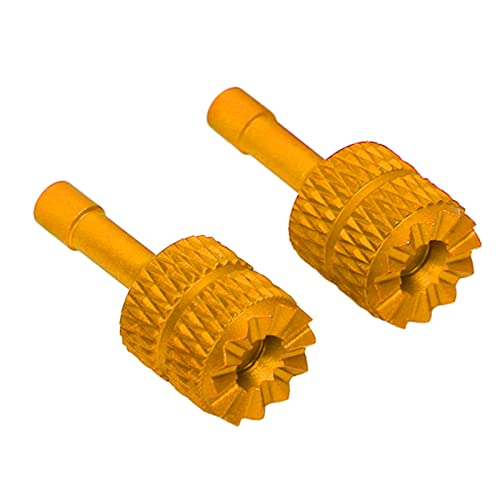 aqxreight Verbesserte Aluminiumlegierungsstocksticks für 3 Pro Remote-Ergonomische Nicht-Schlupf-Daumenrocker (Gold) von aqxreight