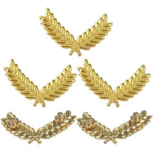 arenmi Luftfahrt-Mützenabzeichen Weizenabzeichen Cosplay Uniform Flugbesatzungen Embleme Hut Dekoration, Gold arenmi Luftfahrt-Mützenabzeichen Weizenabzeichen Cosplay Uniform Flugbesatzungen Embleme Hut Dekoration, Gold von arenmi