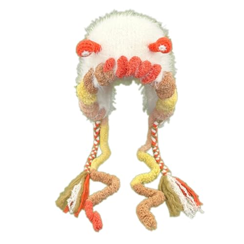 arenmi Stilvolle Monster-Plüsch-Hut, Bühnenauftritte, weicher Pferdeschwanz, Lolitas-Hut für Kinder und Jugendliche arenmi Stilvolle Monster-Plüsch-Hut, Bühnenauftritte, weicher Pferdeschwanz, Lolitas-Hut für Kinder und Jugendliche von arenmi