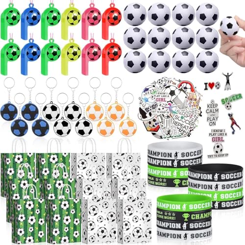 ariel-gxr Fußball Party Mitgebsel Kinder mit Schlüsselanhänger, Armband, Fußball Drehen, Trillerpfeife, Tattoos, Partei Geschenk Taschen, Mitgebsel Kindergeburtstag Fussball für Kindergeburtstage ariel-gxr Fußball Party Mitgebsel Kinder mit Schlüsselanhänger, Armband, Fußball Drehen, Trillerpfeife, Tattoos, Partei Geschenk Taschen, Mitgebsel Kindergeburtstag Fussball für Kindergeburtstage von ariel-gxr