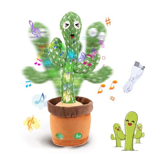 ariel-gxr Tanzender Kaktus Plüschtier, kreatives Schaukeln, Singen und Sprechen, interaktive Wiederholung, lustige weiche Kinderpuppen, Heimdekoration Einrichtungsgegenstände ariel-gxr Tanzender Kaktus Plüschtier, kreatives Schaukeln, Singen und Sprechen, interaktive Wiederholung, lustige weiche Kinderpuppen, Heimdekoration Einrichtungsgegenstände von ariel-gxr