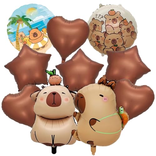 10 Stück Party Ballon, Kreative Cartoon-Luftballons, Niedliche Folienballons, Party-Dekorationsballons, Dekoration Geburtstagsfeier Hochzeit Festival Ballon 10 Stück Party Ballon, Kreative Cartoon-Luftballons, Niedliche Folienballons, Party-Dekorationsballons, Dekoration Geburtstagsfeier Hochzeit Festival Ballon von arrderly