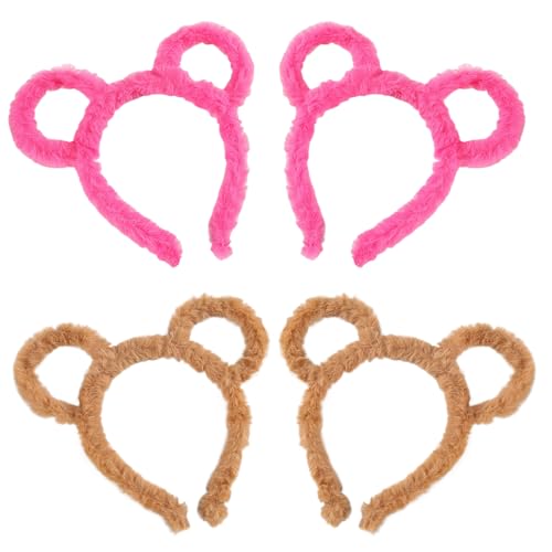 4 Stück Bärenohr-Stirnbänder, niedliche Cartoon-Ohr-Stirnbänder, Damen-Haarbänder, geeignet für Maskerade, Party, tägliches Verkleiden, Fotografie, Cosplay 4 Stück Bärenohr-Stirnbänder, niedliche Cartoon-Ohr-Stirnbänder, Damen-Haarbänder, geeignet für Maskerade, Party, tägliches Verkleiden, Fotografie, Cosplay von arrderly