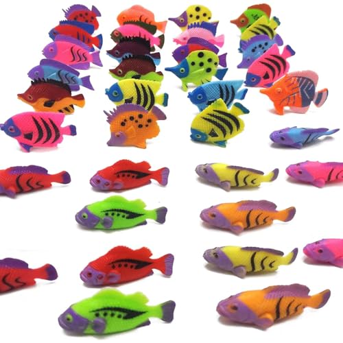 arrderly 36 Stück Tropisches Fischspielzeug, Plastik Fische Spielzeug, Mini-Meeresfische,Dekofische Für Meereslebewesen, Partyzubehör Zum Thema Strand,Aquarium Dekorationen arrderly 36 Stück Tropisches Fischspielzeug, Plastik Fische Spielzeug, Mini-Meeresfische,Dekofische Für Meereslebewesen, Partyzubehör Zum Thema Strand,Aquarium Dekorationen von arrderly