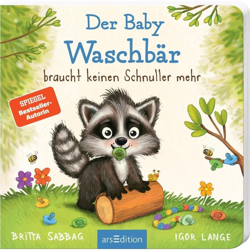 Der Baby Waschbär braucht keinen Schnuller mehr von ars edition
